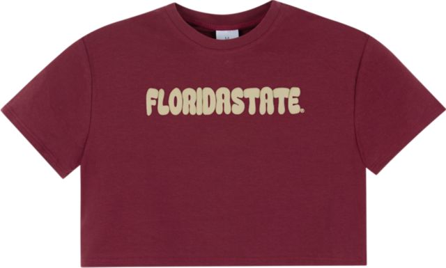 Florida State University Youth Boxy Crop Short Sleeve T-Shirt