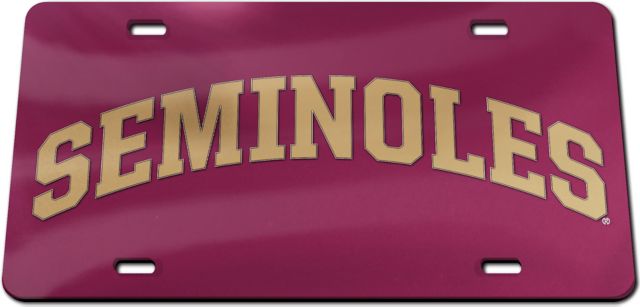 Florida State University License Plate