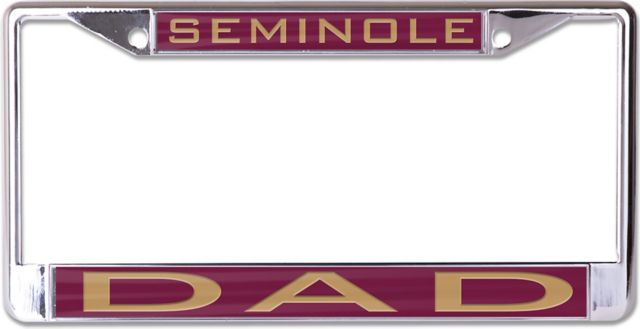 Florida State University Dad License Plate Frame