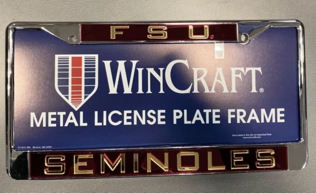 Florida State University Seminoles License Plate Frame