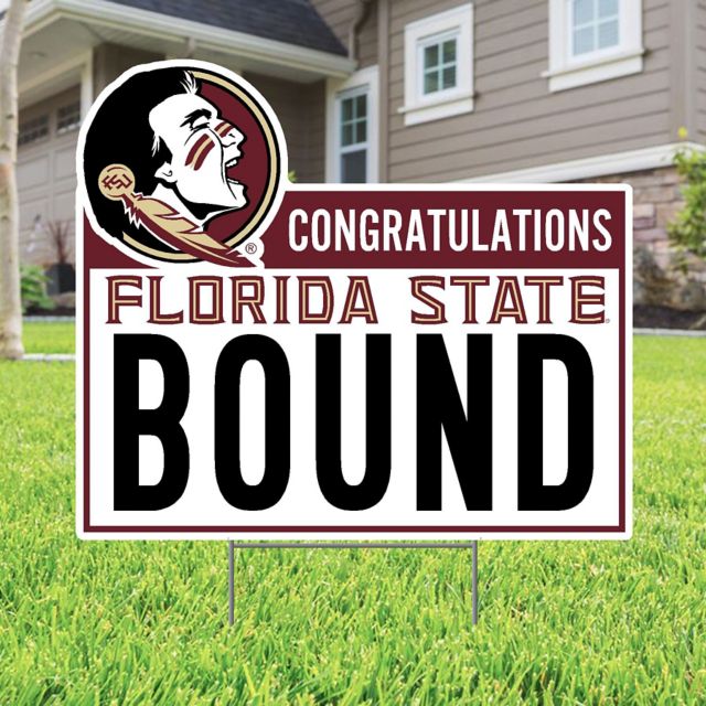 Florida State University Bound 22 x 19 Lawn Sign