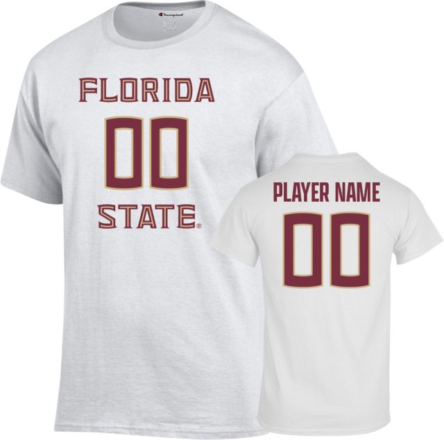 Florida State Men's Basketball Player Name Short Sleeve T-Shirt - ONLINE ONLY