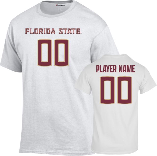 Florida State Women's Basketball Player Name Short Sleeve T-Shirt - ONLINE ONLY