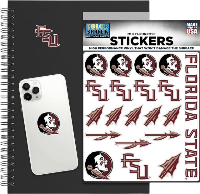 Florida State University Seminoles Sticker Sheet