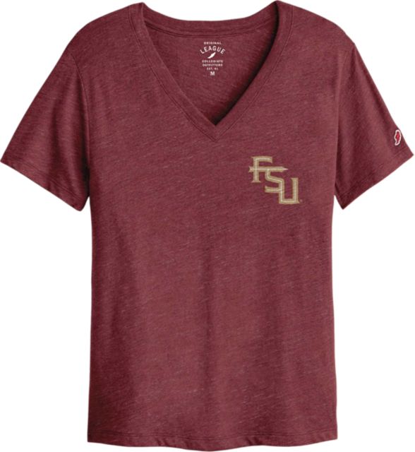 Florida State University Women's V-Neck Short Sleeve T-Shirt