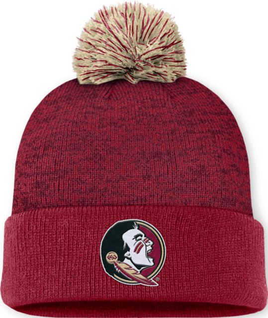 Florida State University Seminoles Peak Primetime Cuff Pom Beanie