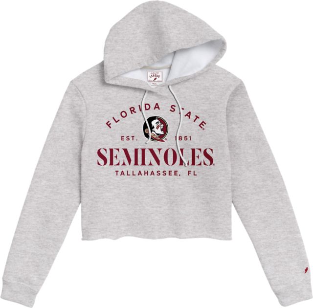Florida State University Women's Crop Hooded Sweatshirt