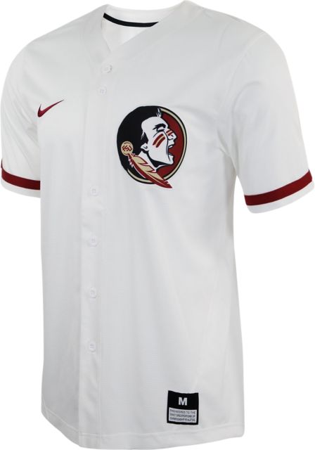 Florida State Men's Nike College Full-Button Baseball Jersey