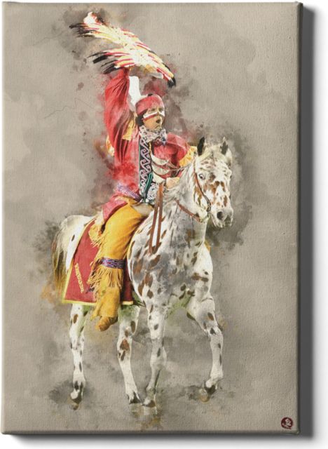 ''Osceola Watercolor'' 16x24 Gallery Wrapped Photo Canvas