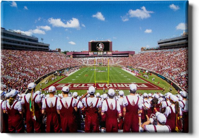 Florida State University ''Saturday at Doak Campbell'' 24x16 Gallery Wrapped Photo Canvas