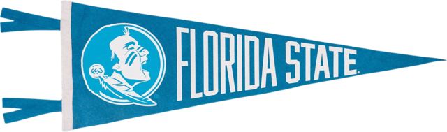 Florida State University 9x27 Turquoise Pennant