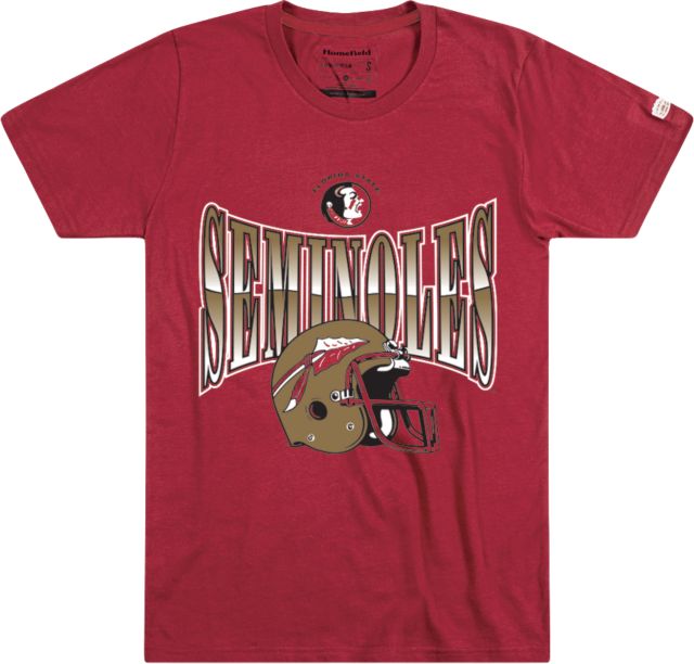Florida State University Seminoles Football Helmet Short Sleeve T-Shirt