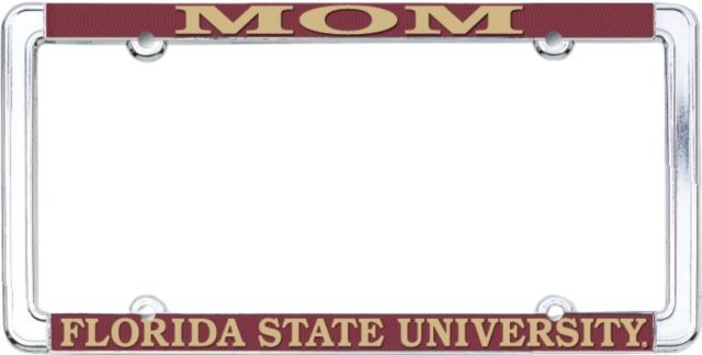 Florida State University Mom License Plate Frame