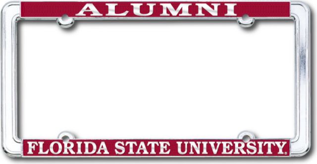 Florida State University Alumni License Plate Frame