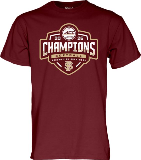 Florida State University Softball ACC Champions Locker Room Short Sleeve T-Shirt