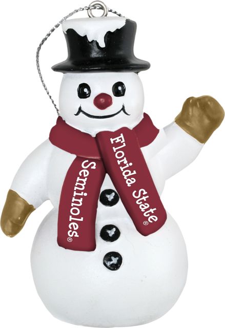 Florida State University Seminoles Snowman Ornament