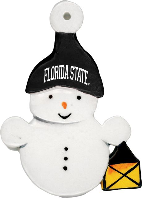 Florida State University Snowman Ornament