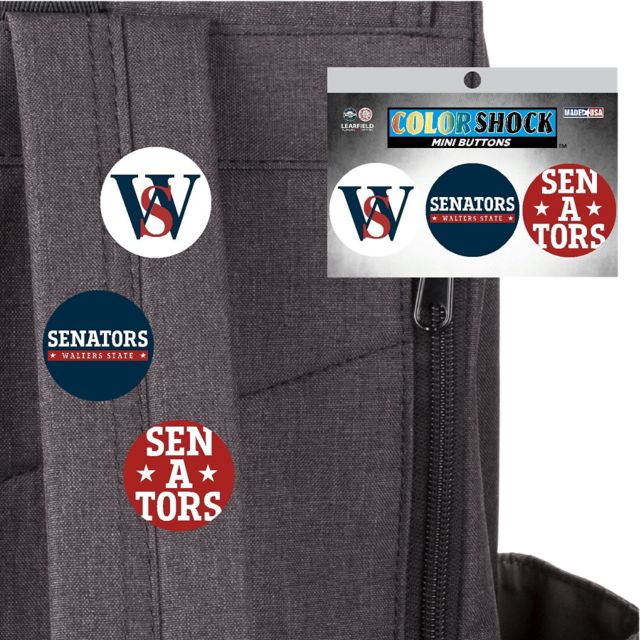 Walters State Community College Senators Mini Button - 3 Pack
