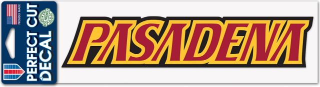 Pasadena City College 3'' x 10'' Perfect Cut Decal