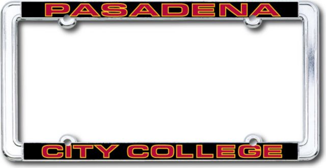 Pasadena City College Thin Dome License Plate Frame