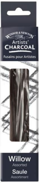 CHARCOAL WILLOW ASSORTED  THICKNESSES 55/BOX