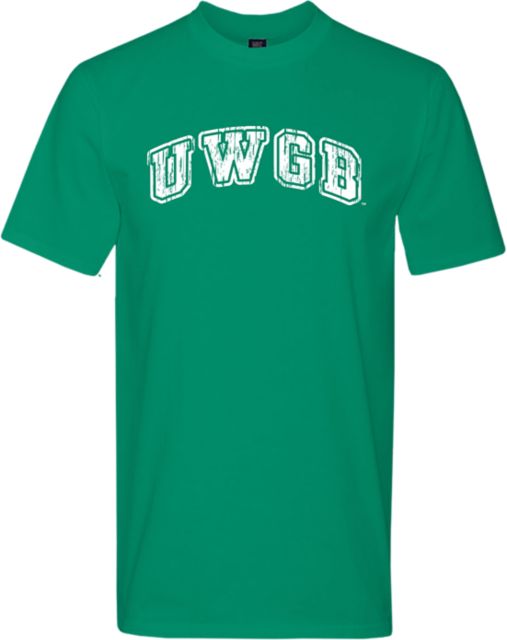 University of Wisconsin Green Bay Women's V-Neck Short Sleeve T-Shirt:  University of Wisconsin - Green Bay