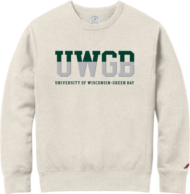 University of Wisconsin Green Bay Reverse Weave Crewneck