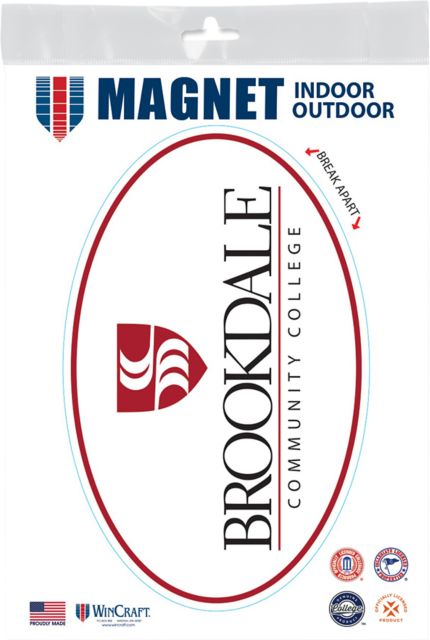Brookdale Community College 3.5''x 5.5'' Oval Magnet