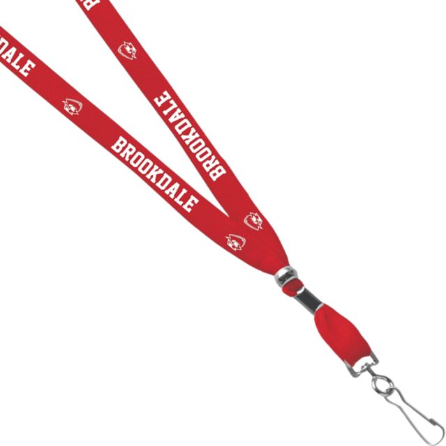 Brookdale Community College Jersey Blues 3/8'' Swivel Hook Lanyard