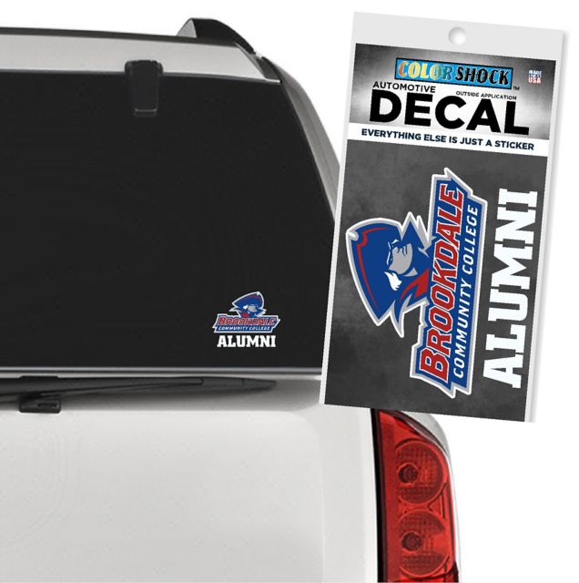 Brookdale Community College Jersey Blues Alumni Decal