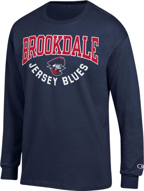 Brookdale Community College Jersey Blues Long Sleeve T-Shirt