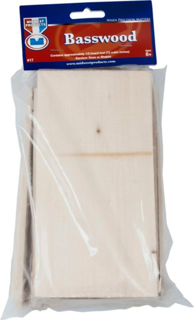BASSWOOD ECONOMY BAG 6 PIECES