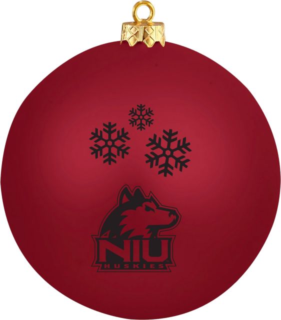 Northern Illinois University Huskies Round Shatterproof Ornament