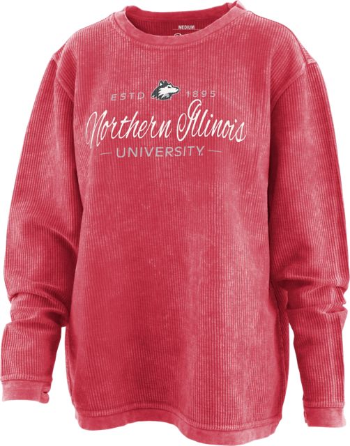 Northern Illinois University Huskies Women's Corduroy Crewneck Sweatshirt