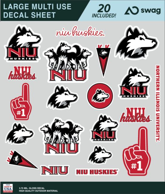 Northern Illinois University Large Sticker Sheet