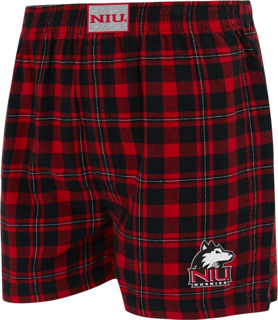 Northern Illinois University Huskies Flannel Boxers