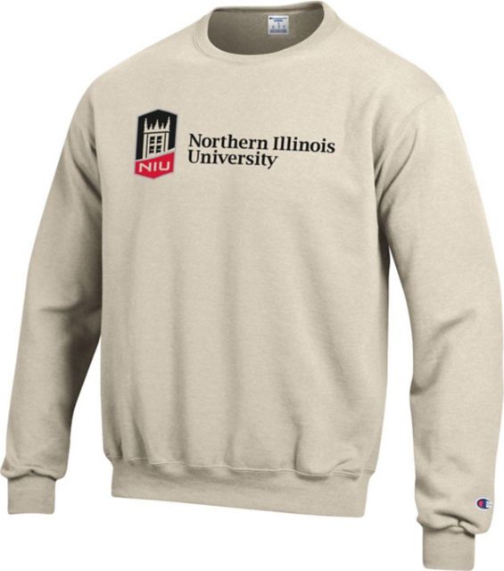 W Republic NIU Northern Illinois University Campus Crewneck Pullover Sweatshirt Sweater Heather Charcoal 