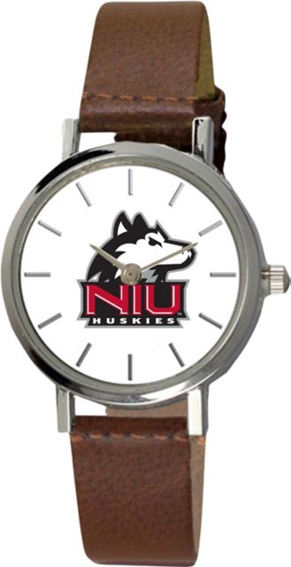 Northern Illinois University 28 mm Ladies Leather Watch