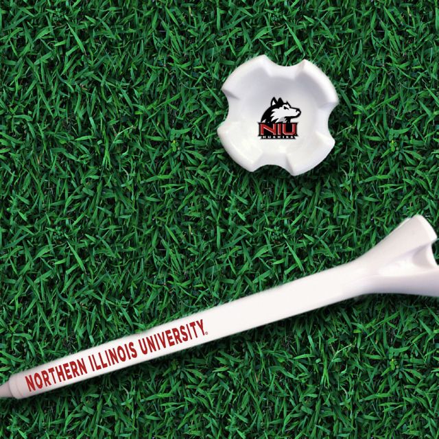 Northern Illinois University 8 Pack Golf Tees