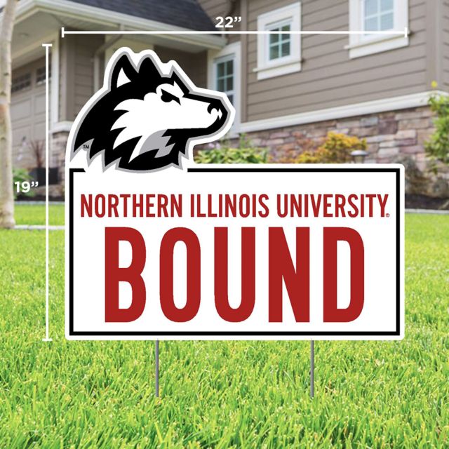 Northern Illinois University Bound 22" x 19" Lawn Sign