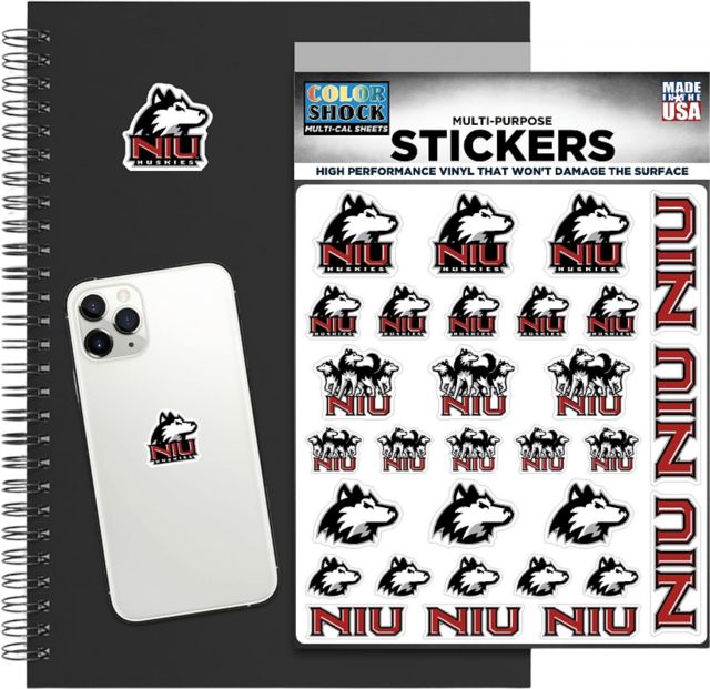 Northern Illinois University Sticker Sheet