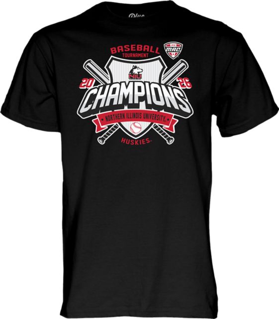Northern Illinois University Baseball 2026 Conference Champions Short Sleeve T-Shirt