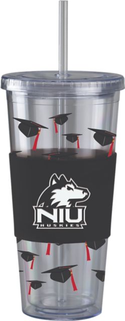 Northern Illinois University Acrylic Tumbler with Straw