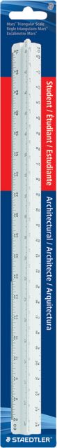 Staedtler Scale Triangular 12 Architect