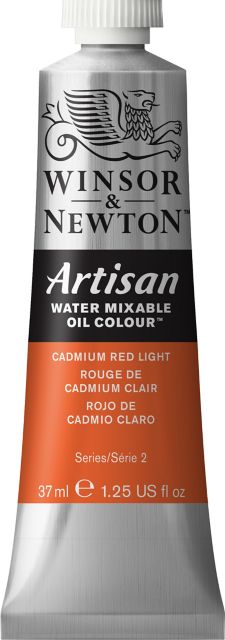 ARTISAN WATER MIXABLE OIL  37ML CADMIUM RED LIGHT