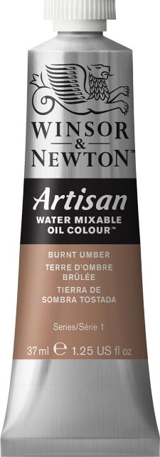 ARTISAN WATER MIXABLE OIL  37ML BURNT UMBER
