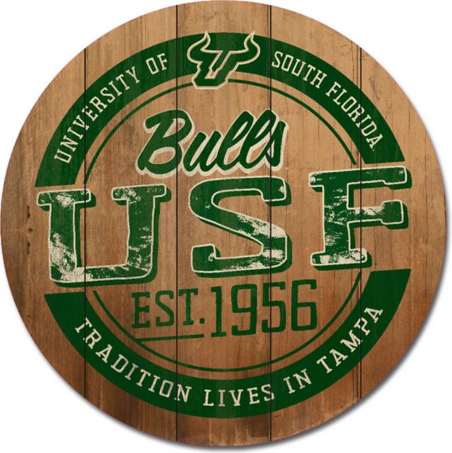 University of South Florida Barrel Top Wall Mount 26''x26'' - ONLINE ONLY