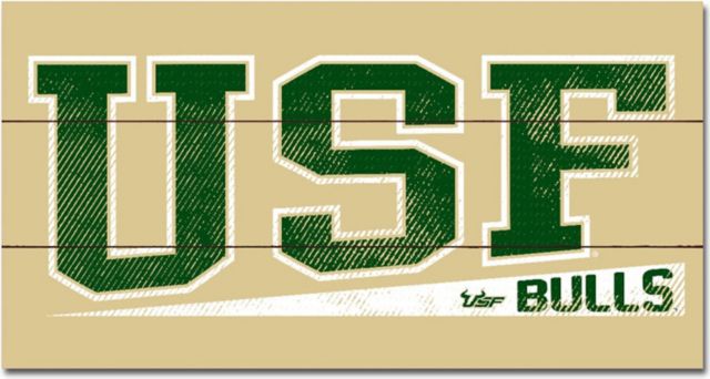 University of South Florida 11x20 Wood Plank Sign - ONLINE ONLY