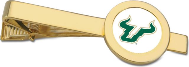 CSI Gold Tie Bar With Colored Medallian - ONLINE ONLY