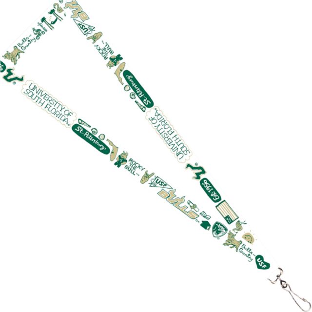 University of South Florida Julia Gash 3/4" Lanyard